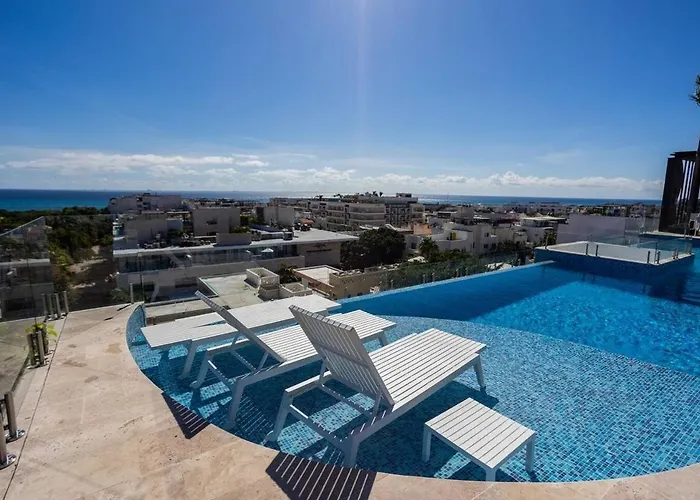 Stunning New With Rooftop Pool Apartamento Playa del Carmen